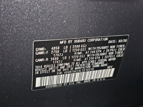 Used 2020 Subaru Outback Premium w/ Popular Package #1 image 29