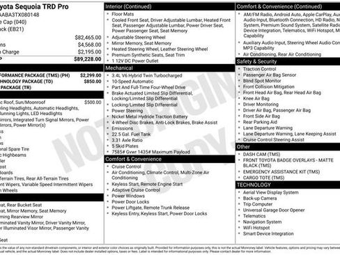 Used 2026 Toyota Sequoia TRD Pro w/ TRD Performance Package (TMS) AWD/4WD image 3
