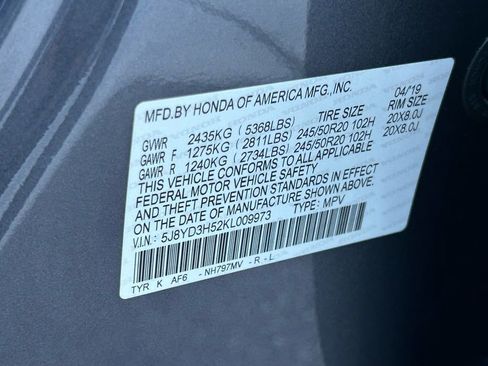 Used 2019 Acura MDX FWD w/ Technology Package image 68