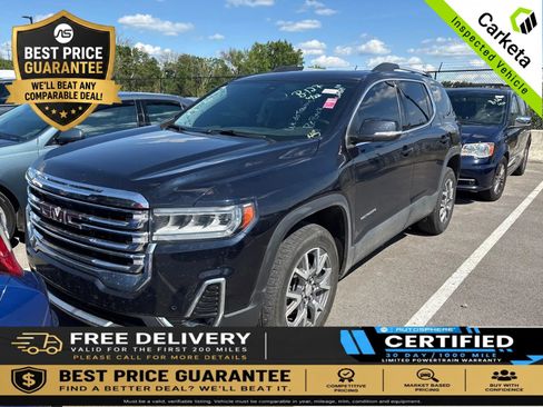Used 2021 GMC Acadia SLT w/ LPO, Floor Liner Package FWD image 1