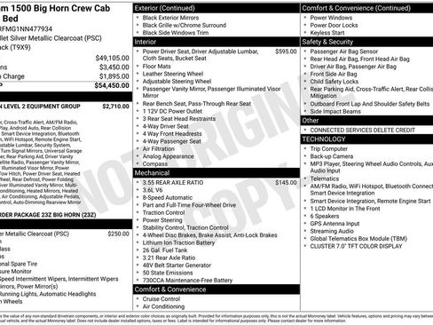 Used 2022 RAM 1500 Big Horn AWD/4WD image 38