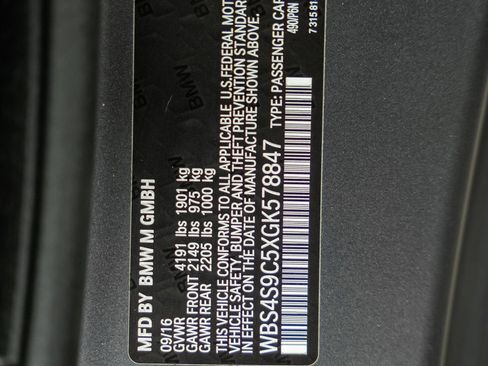 Used 2016 BMW M4 GTS RWD image 64