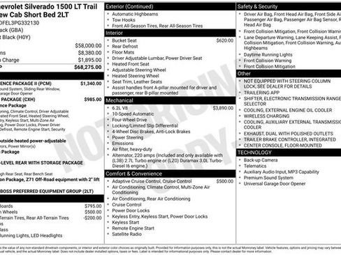Used 2023 Chevrolet Silverado 1500 LT Trail Boss w/ Convenience Package II AWD/4WD image 5