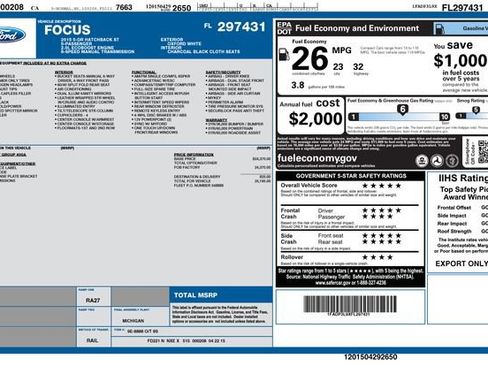 Used 2015 Ford Focus ST image 33