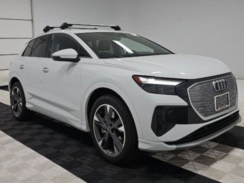 Used 2022 Audi Q4 e-tron Premium Plus w/ Premium Plus AWD/4WD image 2