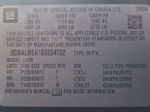 Used 2014 Chevrolet Equinox LT w/ Driver Convenience Package FWD image 37