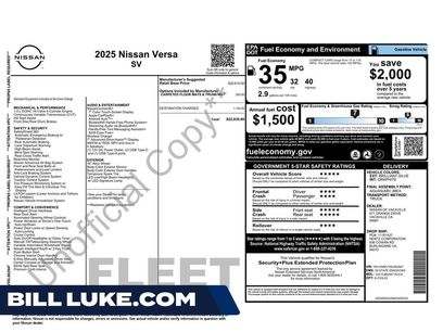 Used 2025 Nissan Versa SV