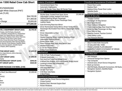 Used 2025 RAM 1500 Rebel w/ Rebel Level 2 Equipment Group AWD/4WD image 16