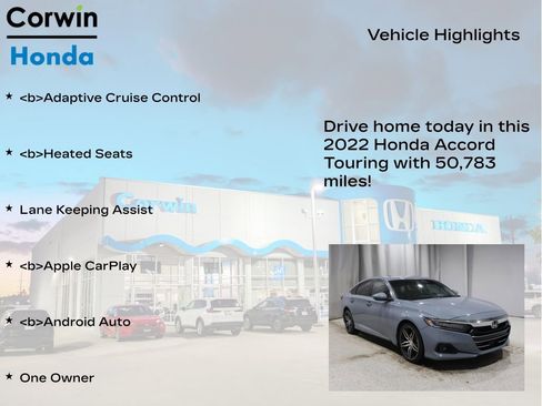 Used 2022 Honda Accord Touring image 6