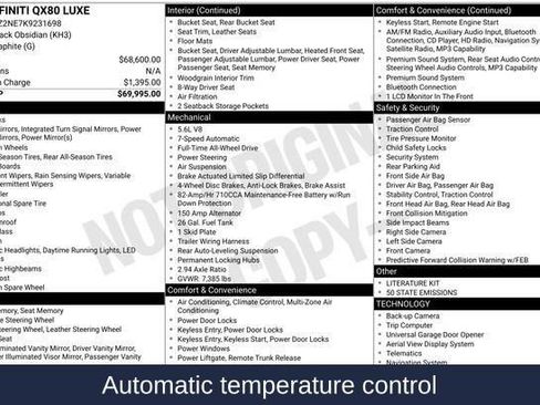 Used 2019 INFINITI QX80 Luxe image 6