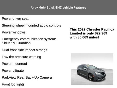 Used 2022 Chrysler Pacifica Limited image 12