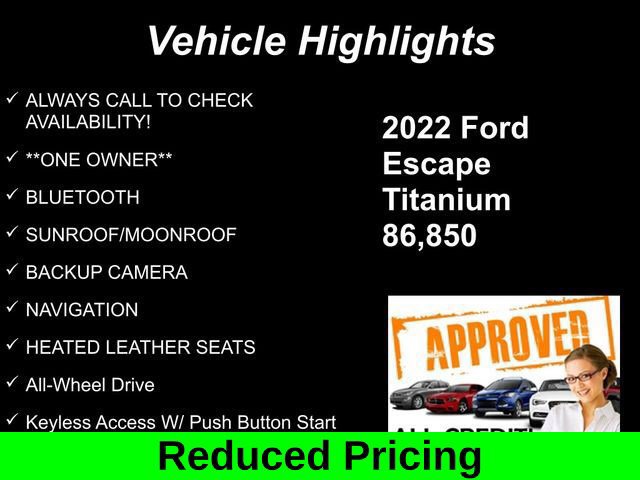 Used 2022 Ford Escape Titanium w/ Titanium Elite Package AWD/4WD image 10