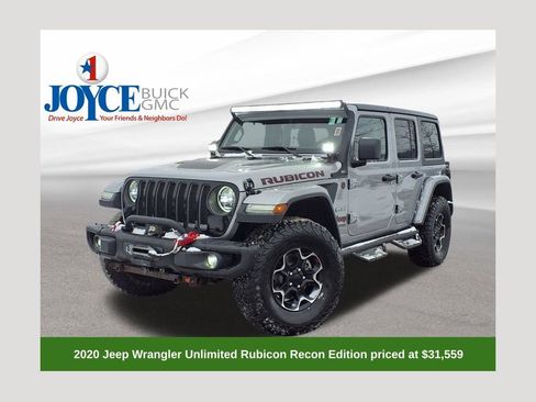Used 2020 Jeep Wrangler Unlimited Rubicon w/ Quick Order Package 28Y Recon AWD/4WD image 1