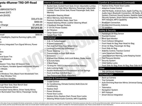 Used 2025 Toyota 4Runner TRD Off-Road Premium image 32