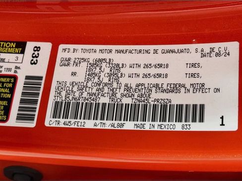 Used 2024 Toyota Tacoma TRD Sport w/ TRD Sport Upgrade Package AWD/4WD image 38