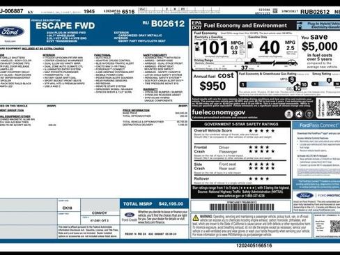 Used 2024 Ford Escape SE FWD image 31