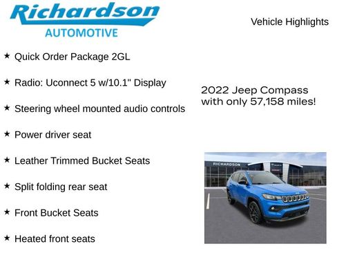 Used 2022 Jeep Compass Latitude AWD/4WD image 10