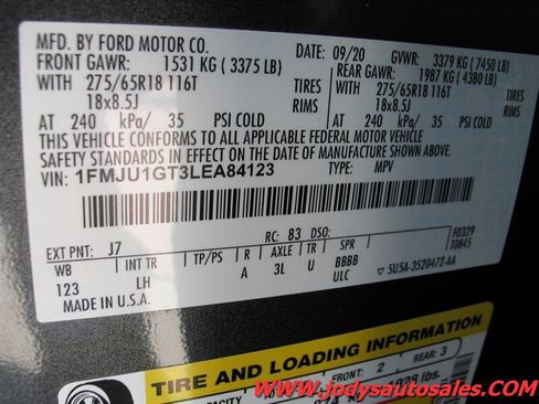 Used 2020 Ford Expedition XL AWD/4WD image 38