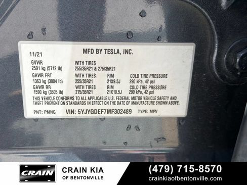 Used 2021 Tesla Model Y Performance AWD/4WD image 12