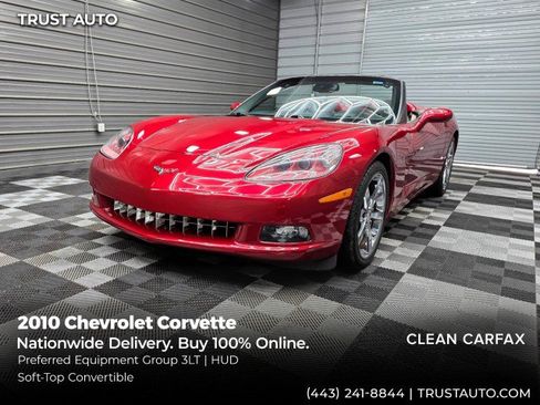 Used 2010 Chevrolet Corvette Convertible w/ Preferred Equipment Group RWD image 1
