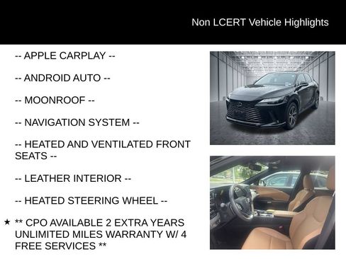Used 2023 Lexus RX 350 Premium w/ Accessory Package AWD/4WD image 29