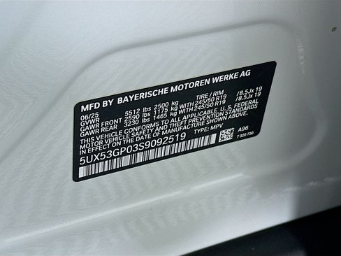 Used 2025 BMW X3 xDrive30i w/ Premium Package AWD/4WD image 12