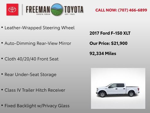 Used 2017 Ford F150 XLT w/ Equipment Group 301A Mid RWD image 12