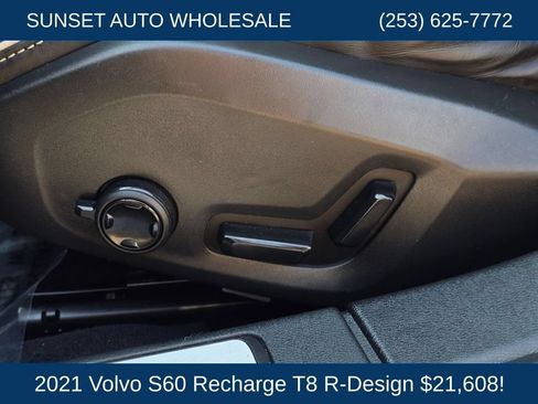 Used 2021 Volvo S60 T8 R-Design w/ Climate Package AWD/4WD image 33