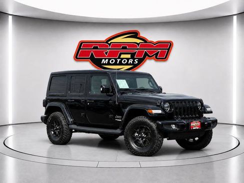 Used 2022 Jeep Wrangler Unlimited Sahara AWD/4WD image 1