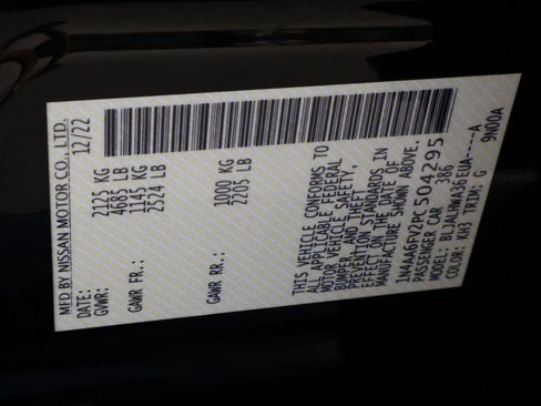 Used 2023 Nissan Maxima Platinum w/ Sport Mat Group image 22