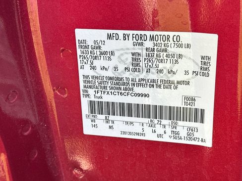 Used 2012 Ford F150 XLT w/ XLT Convenience Pkg RWD image 27