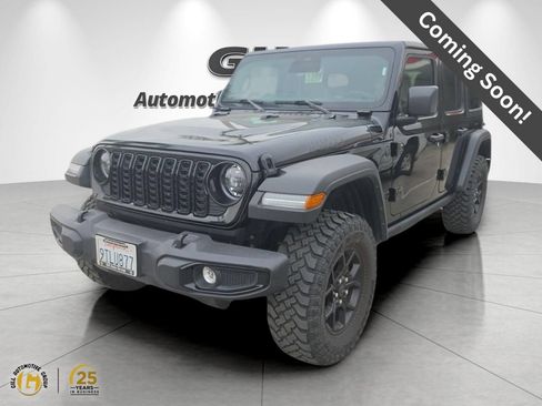 Used 2025 Jeep Wrangler Unlimited Sport AWD/4WD image 1