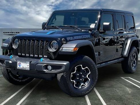Used 2023 Jeep Wrangler Unlimited Rubicon 4xe w/ Safety Group AWD/4WD image 1