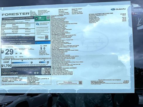 New 2026 Subaru Forester image 18