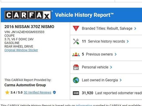 Used 2016 Nissan 370Z NISMO image 70