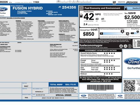 Used 2018 Ford Fusion S FWD image 10