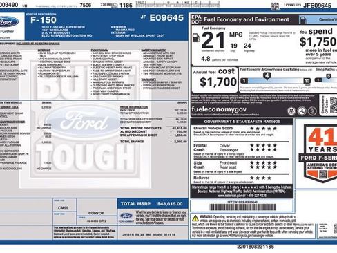 Used 2018 Ford F150 XL w/ Equipment Group 101A Mid AWD/4WD image 6