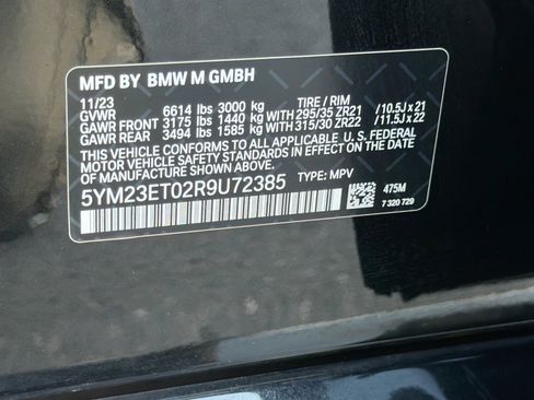Used 2024 BMW X6 M Competition w/ Executive Package AWD/4WD image 45