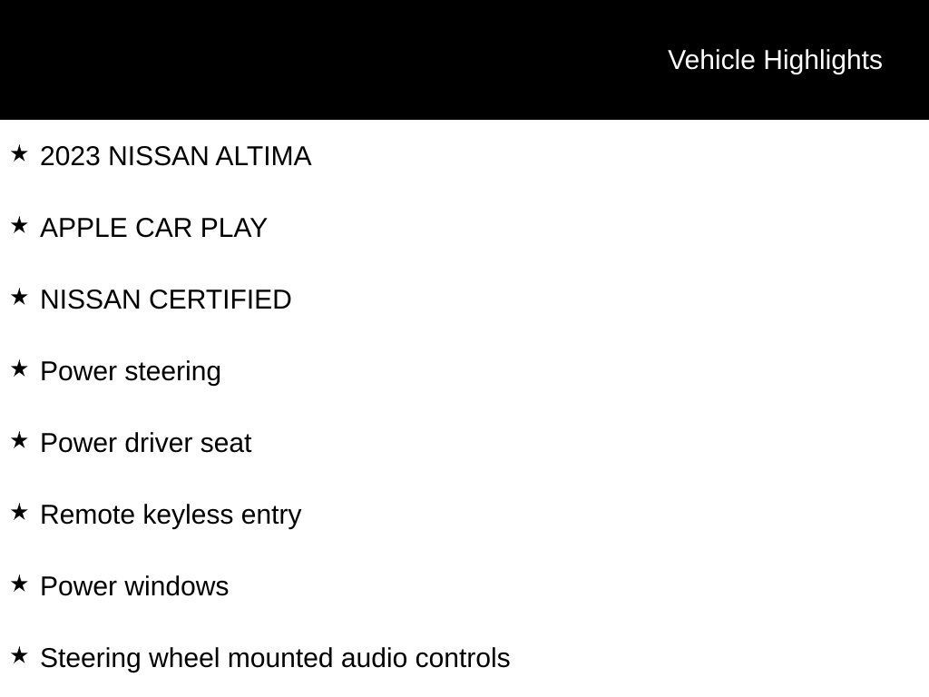 Certified 2023 Nissan Altima 2.5 SR FWD image 6