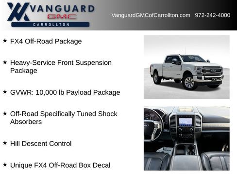 Used 2021 Ford F250 Platinum w/ FX4 Off-Road Package AWD/4WD image 6