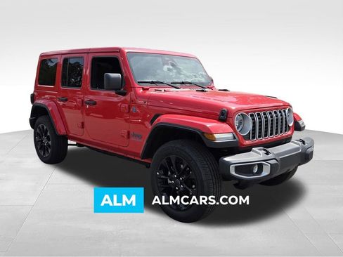Used 2025 Jeep Wrangler Unlimited Sahara w/ Safety Group AWD/4WD image 1