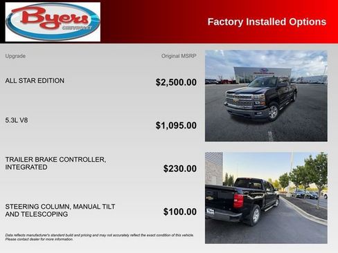 Used 2015 Chevrolet Silverado 1500 LT w/ All Star Edition AWD/4WD image 10