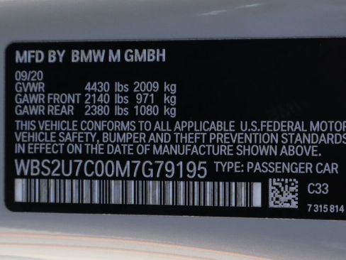 Used 2021 BMW M2 Competition RWD image 53