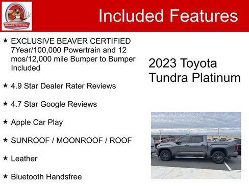 Used 2023 Toyota Tundra Platinum image 5