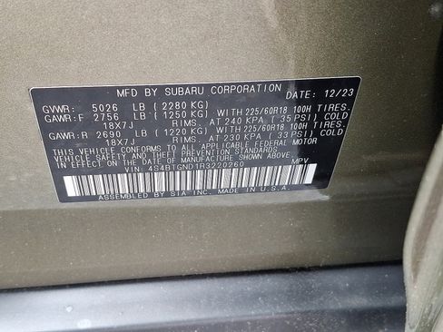 Certified 2024 Subaru Outback Limited XT AWD/4WD image 51