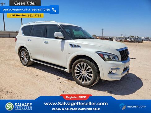 Used 2017 INFINITI QX80 4WD w/ Driver Assistance Package image 5