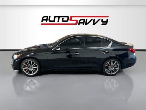 Used 2019 INFINITI Q50 Red Sport 400 w/ Proactive Package image 4