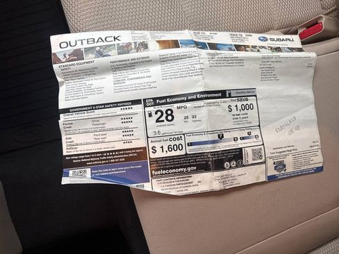 Used 2016 Subaru Outback 2.5i Premium AWD/4WD image 9