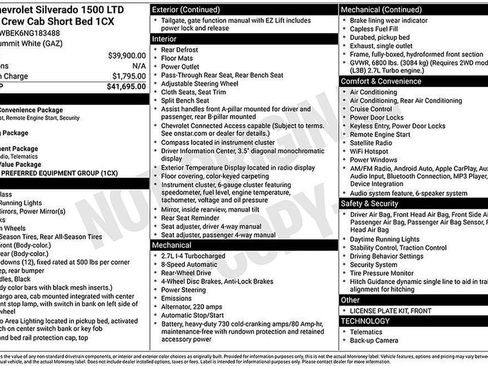 Used 2022 Chevrolet Silverado 1500 Custom image 8