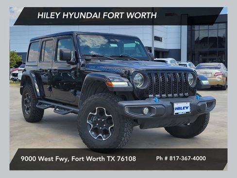 Used 2021 Jeep Wrangler Unlimited Rubicon 4xe w/ Cold Weather Group AWD/4WD image 1